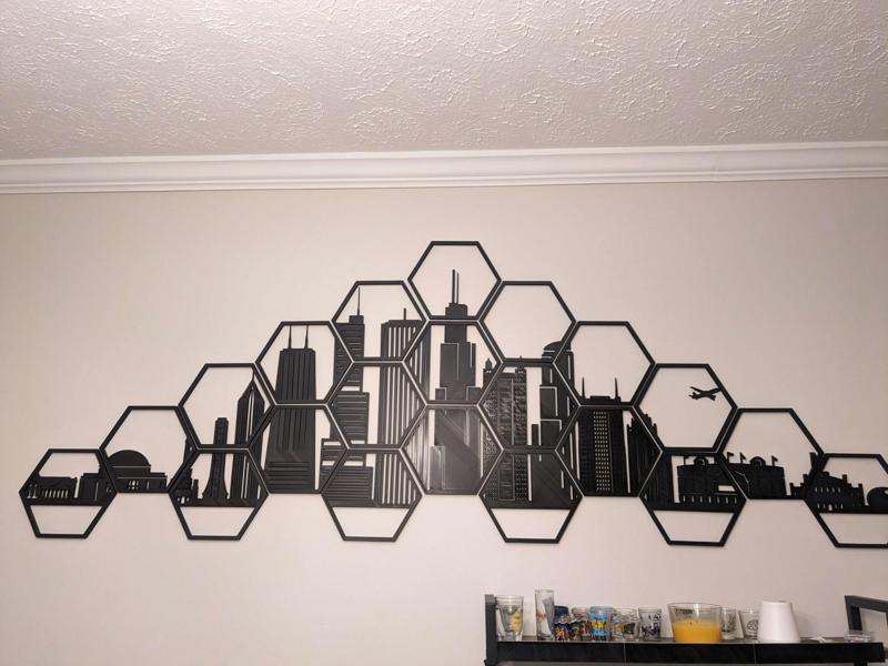 Chicago Skyline wall art