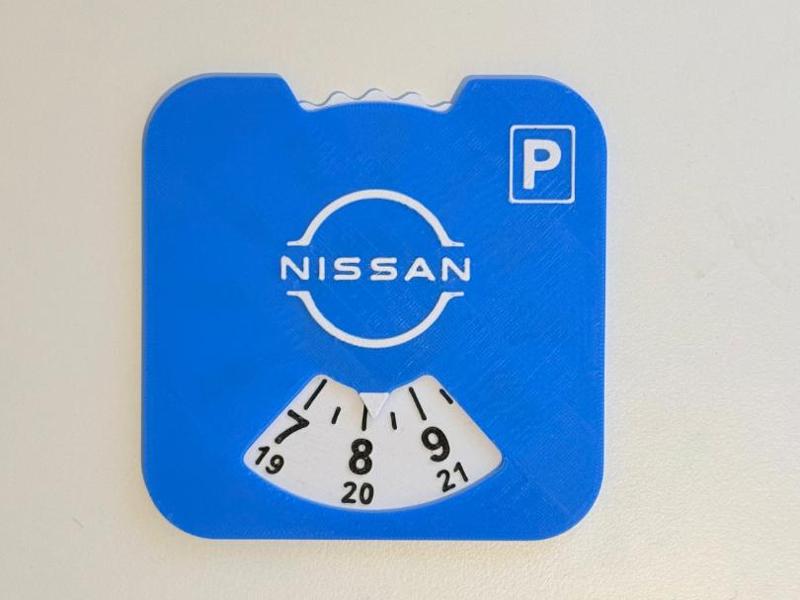 Nissan Parking disc/clock