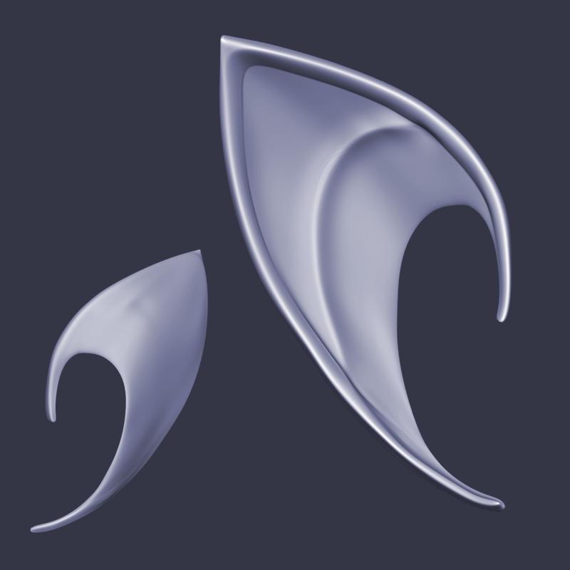 Elven Ears for Halloween or Cosplay - 3 sizes