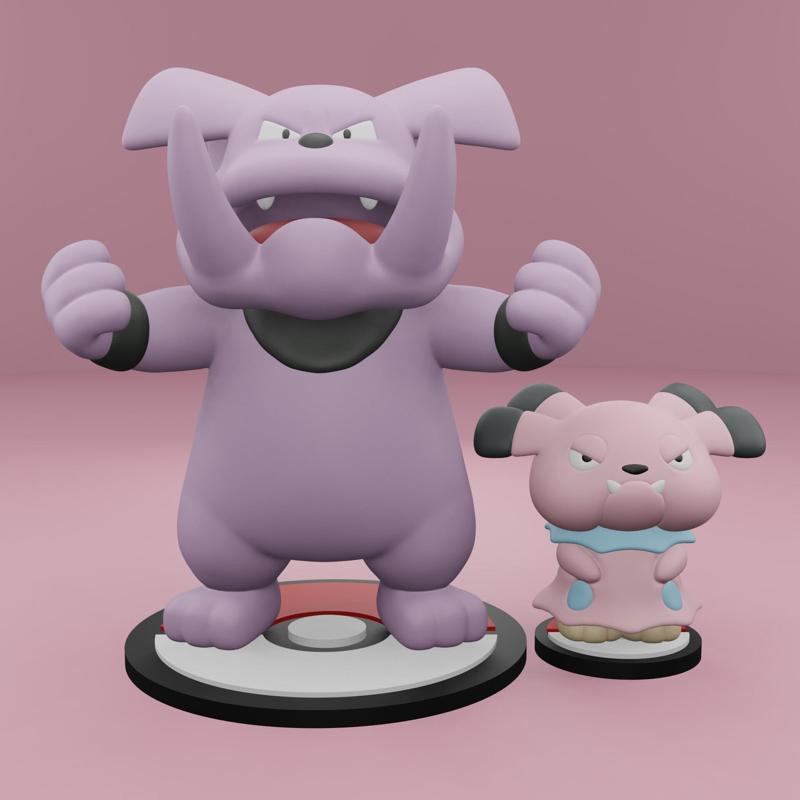 Pokemon No. 209, 210 Snubbull, Granbull