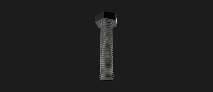 M5 DIN933 hexagon head screw with thread up to head 8-50mm