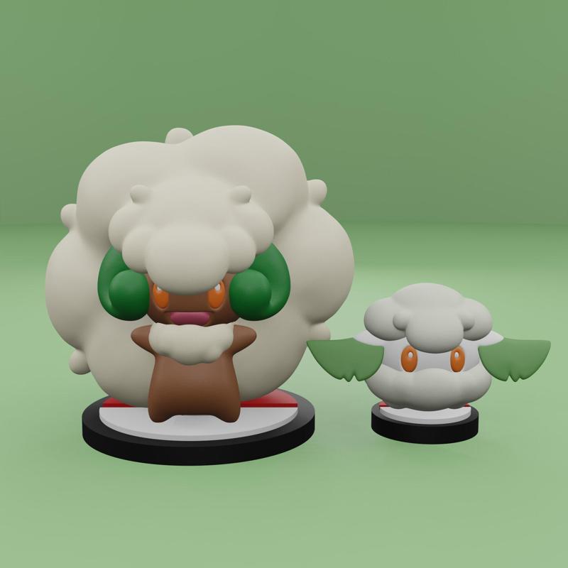 Pokemon No. 546, 547 Cottonee, Whimsicott