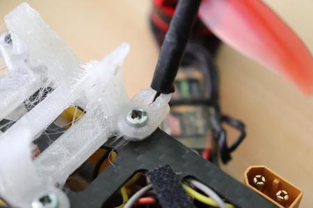 FPV Quad - 45° antenna (tube) holder