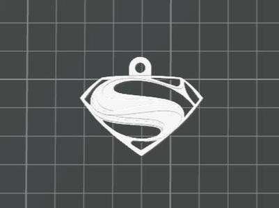 Superman MOS Key Ring
