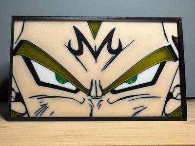 Majin Vegeta light box