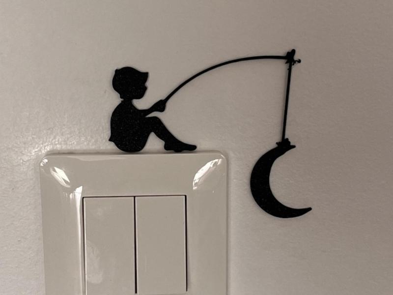 Décor interrupteur enfant