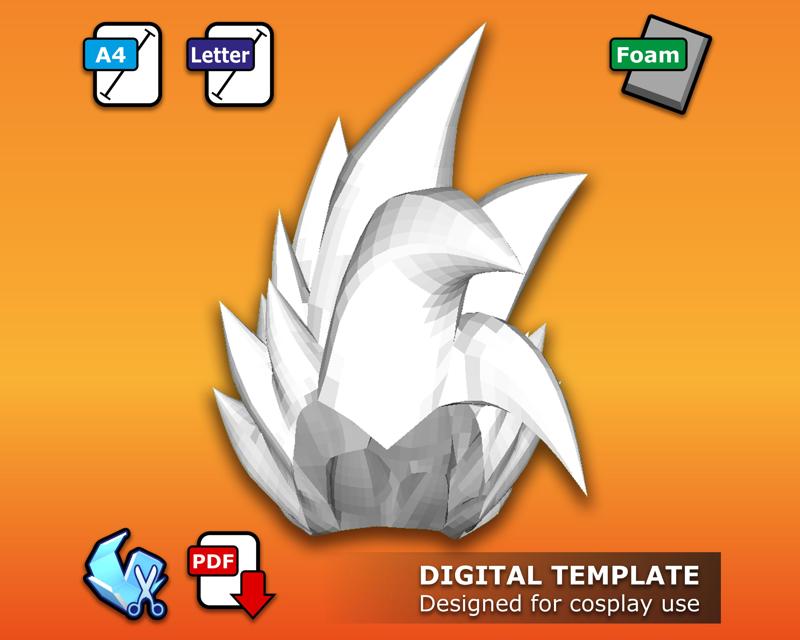 Super Baby Vegeta - Pepakura 3D Template