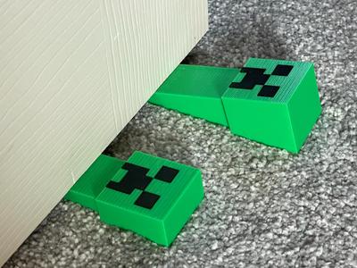 Minecraft Creeper Door Stop