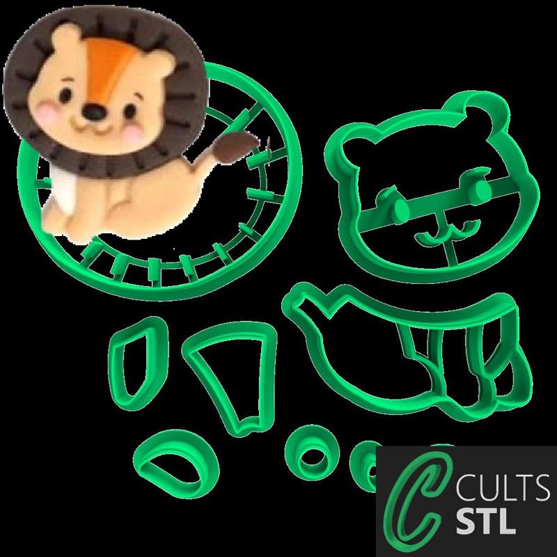 CORTADOR SAFARI - LEÃO - 6cm