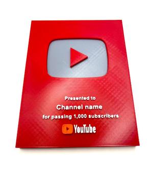 Custom YouTube Award 