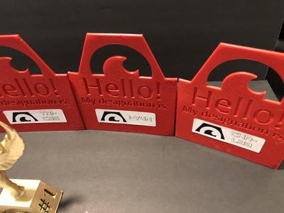Paranoia RPG Name Plates