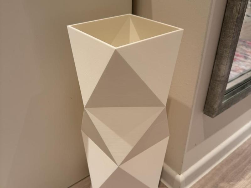 Tall Low Poly Vase