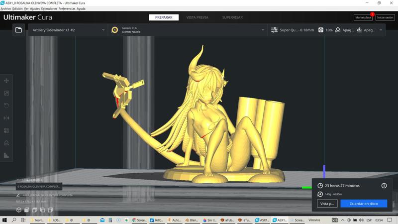 Anime - Rosaliya pencil holder