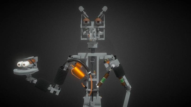 Big showbiz animatronic head