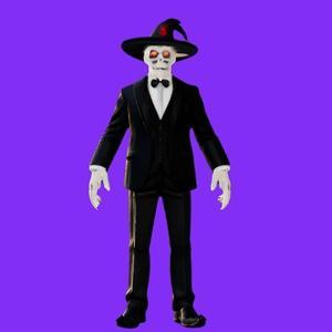Dapper Skeleton Wizard 3D Model