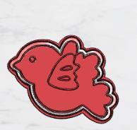 cute bird cutter and stamp