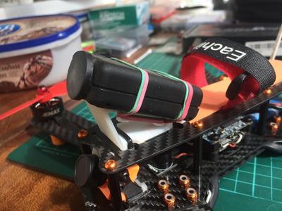 Simple camera mount for ZMR250 27°