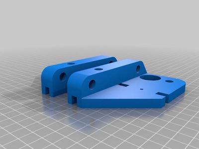 Top strengthening bracket for @Geeetech i3 ProW - using the two M8 threaded rods