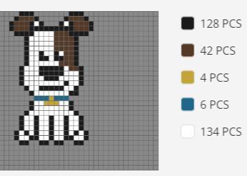 Cute Dog Pixel Edit