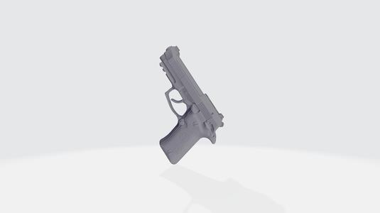 Beretta 80X Cheetah 3D Scan