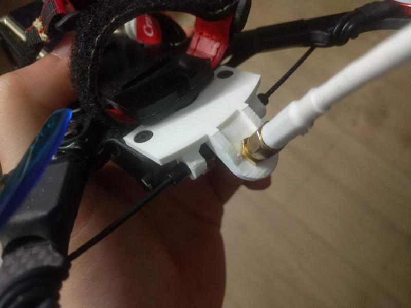 Realacc Real3 antenna mount + TBS Crossfire Immortal T antenna