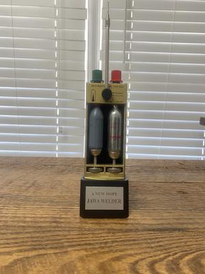 JAWA WELDER DISPLAY STAND