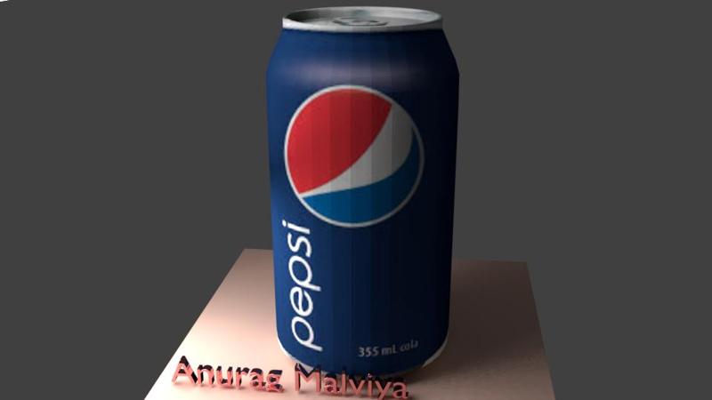 Pepsi Can 3D Model