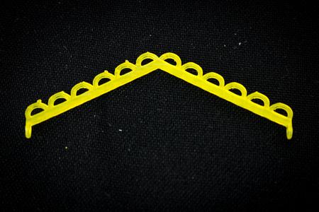 Hollow Lace Necklace, V-Frame