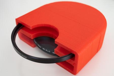 Box for two 72mm photo filters