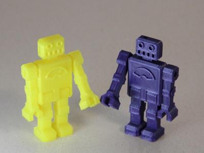 Keychain Robot (articulated print-in-place)