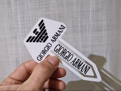 Giorgio Armani bookmark