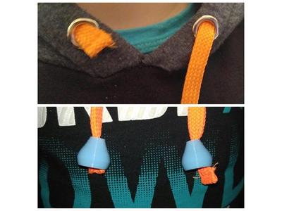 Drawstring plastic fasteners