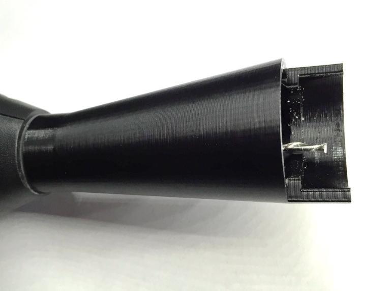 Dremel jig for putting holes in bottle caps