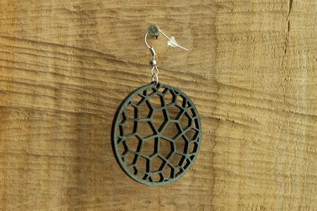 Earrings Floret pentagonal tiling earring 2