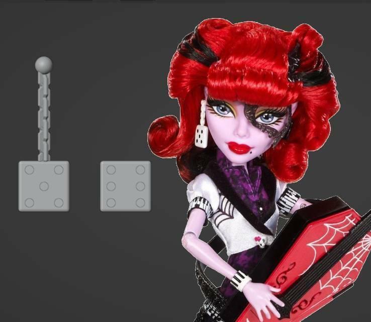 Operetta Basic Replacement Dice Earrings