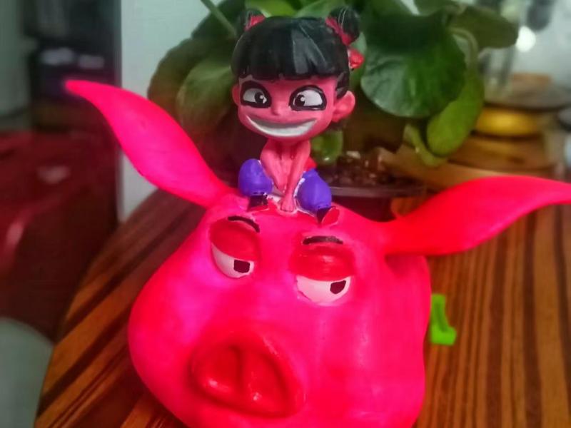 Nezha Flying Pig Planter