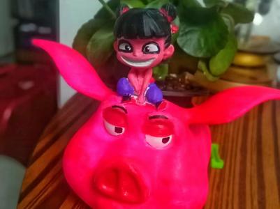Nezha Flying Pig Planter
