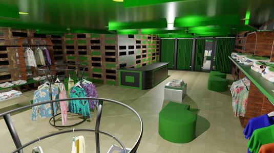 Clothing Store interior