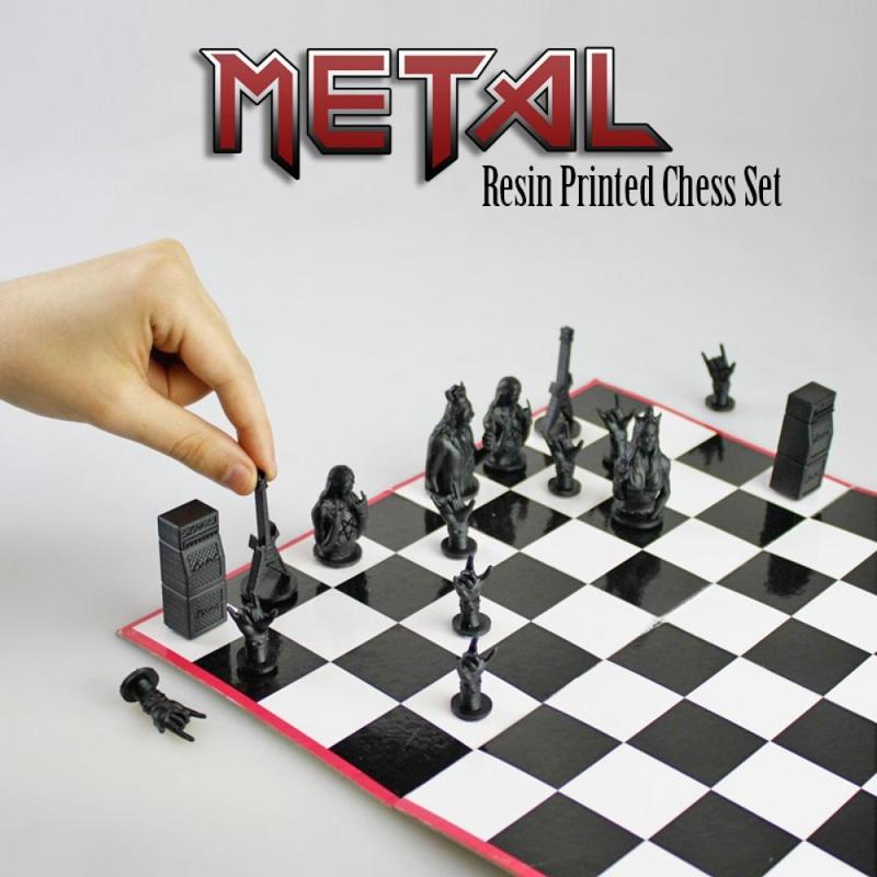 Metal Chess Set! (Resin print)