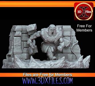 Ram-Man - Masters of the Universe Statue - 3D Print File (STL)