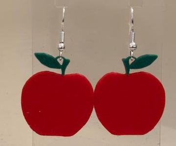 Apple earrings teacher appreciation gift