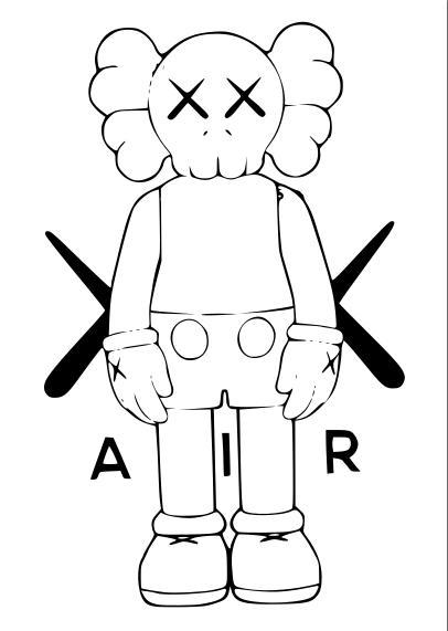Kaws logo #2 / Kaws decoration