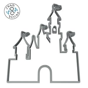 Castle - Disney - Cookie Cutter - Fondant - Polymer Clay