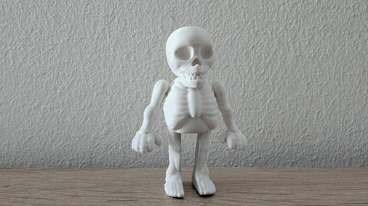 Skeleton - Articulated Figure Keychain Halloween