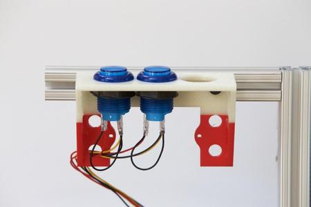 Three 30mm Button 8020 mount with perma-proto 