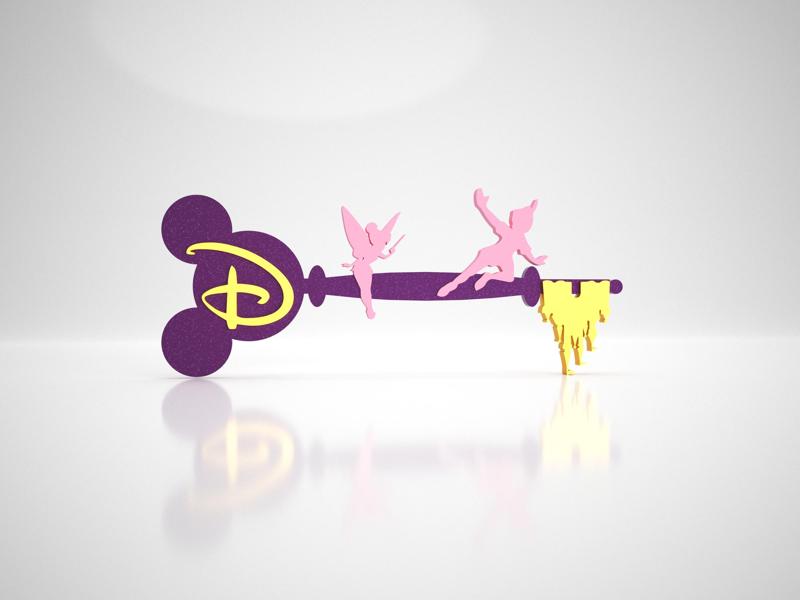 DISNEY KEY - Peter Pan & Tinkerbell