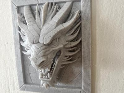 Dragon Head wall art 