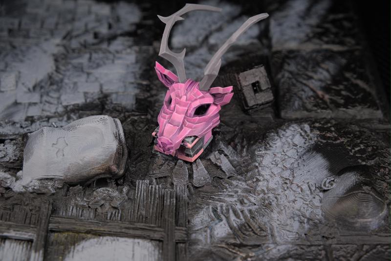 [Z-EARTH] Rose Stag Keycap Mechanical Keyboard