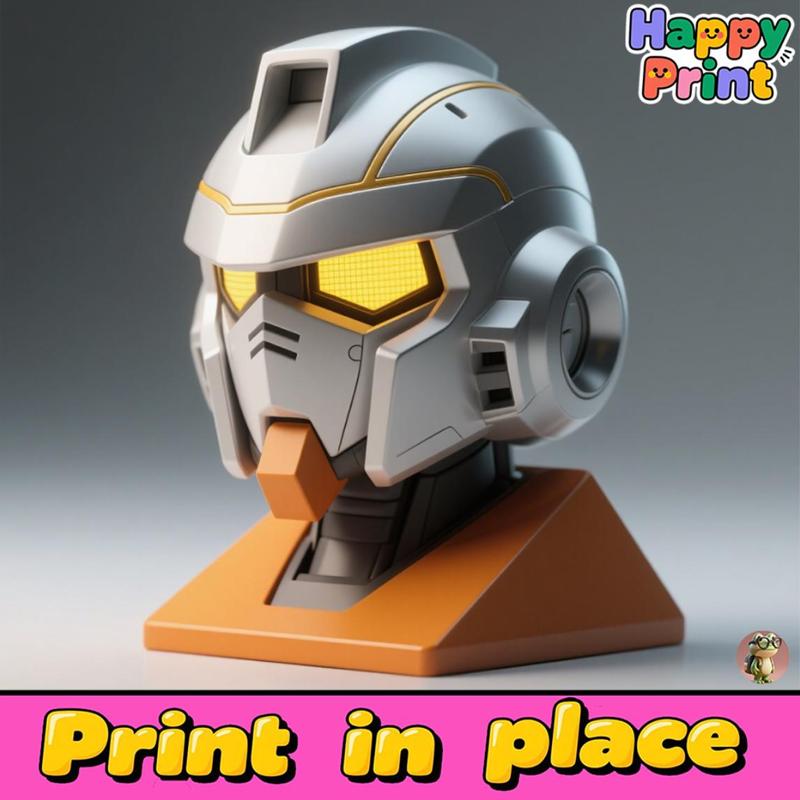 Mecha head sculpture,Gundam head sculpture