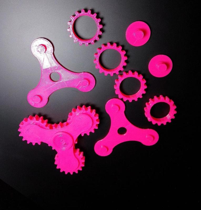 geared fidget spinner